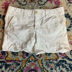 American Eagle Stretch MIDI Shorts Size 4 white